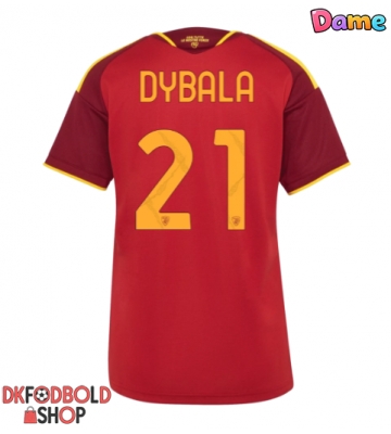 AS Roma Paulo Dybala #21 Hjemmebanetrøje Dame 2026-27 Kort ærmer AS Roma Paulo Dybala #21 Hjemmebanetrøje Dame 2026-27 Kort ærmer